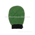 Microfiber soft touch bath glove